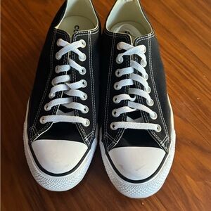 Converse Black and White Canvas Sneakers